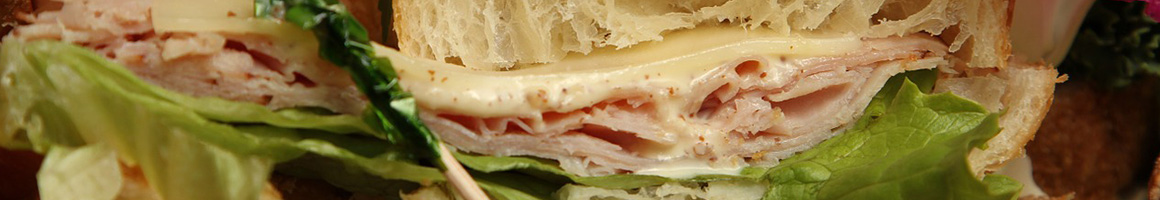 Eating Italian Sandwich at Mangialardo's restaurant in Washington, DC.